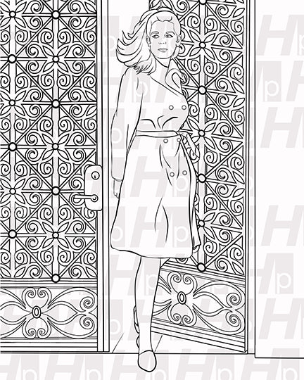 Dark Shadows Coloring Book